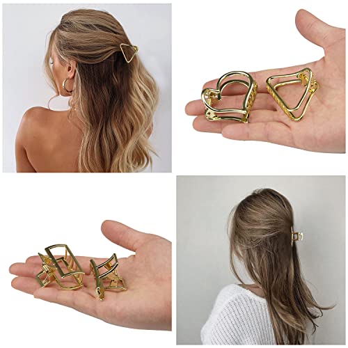 Cobinaan Small Metal Claw Hair Clips For Women thumb #1
