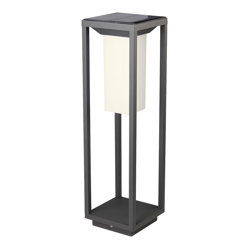 Piquet de jardin LED solar Samsung V-tac VT-66 - socle - anthracite - 3000K