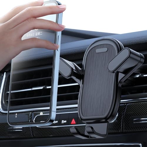 Soporte para teléfono de coche - Soporte para teléfono de coche | Soporte de teléfono para rejilla de ventilación de automóviles - teléfono de clip de aireación, portátil para smartphone, giratorio de