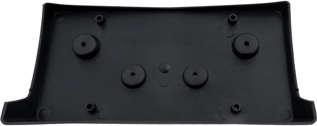 DAT AUTO PARTS Front Bumper License Plate Frame Tag Mounting Bracket Holder Replacement for 2008-2012 Buick Enclave Black Textured Plastic GM1068141 25827947