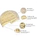 Kaneles Short Blonde Curly Wig Finger Wave Synthetic Hair for Women 1920s Halloween Cosplay Costume Party Come with Wig Cap (Blonde)