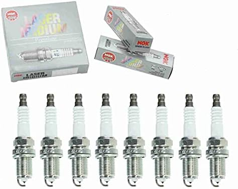 Sixity Auto 8 pc NGK Laser Iridium Spark Plugs compatible with Lexus LS430 4.3L V8 2001-2006