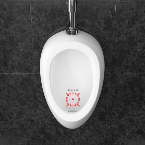 10 Stück Toiletten Zielaufkleber, Wasserfest Strapazierfähig Aufkleber für Töpfchentraining Zielscheibe für Jungen Badezimmer Urinal & Toilette
