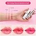 firstfly Pack of 3 Crystal Flower Jelly Lipstick, Long Lasting Nutritious Lip Balm Lips Moisturizer Magic Temperature Color Change Lip Gloss (3Pcs)