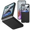 Ruky for Motorola Razr 2024/2025 Case [Not fit Ultra or Plus], with Built-in Screen Protector, Support Wireless Charging Slim Razr 2024 Case, Hard Ultra-Thin Phone Case for Moto Razr 2025,Black