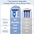 SimPure Whole House Water Filter System, 3-Stage Clear Home Water Filtration with Sediment Carbon and GAC Filters, Reduce Odor, Chlorine, Taste, Iron, Lead, 1" NPT Brass Port, BPA Free (DB20P-3)