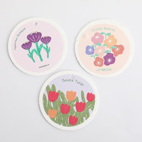 Image of 3pcs Flower Cleaning Dishwashing Sponge for Kitchen Reusable Compressed Wood Pulp Cleaning Sponges Quick Drying Sponge for Use in Kitchens, Bathroom and Household Cleaning