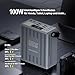 KONFULON Powerbank 100000mAh (370Wh, ca. 350Wh nutzbar) – 100W Schnellladefunktion, USB-C PD & DC-Anschluss, LED-Display – Perfekt für Smartphone, Tablet, Laptop, Camping & Notfälle S