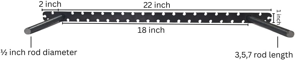 Floating Shelf Bracket - Heavy Duty - for Standard Lumber - (22, 5)