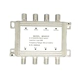 satellite multiswitch cascade Polyvalent : multicommutateur satellite 4x4 avec 4 entrées et 4 sorties pour connecter plusieurs récepteurs satellite.