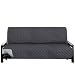 RHF Reversible Sofa Cover-Great for Home with Kids and Pets(Couch Cover for Dogs)-Features Elastic Strap (Futon: Darkgrey/LightGrey)