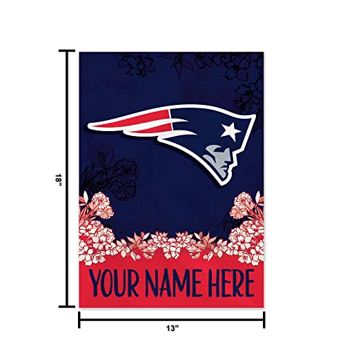 Image of Rico Industries NFL Standard /Primary Personalized 13 inch x 18 inch Double Sided Garden Flag