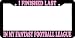 I Finished Last in My Fantasy Football League License Plate Frame (plastic)