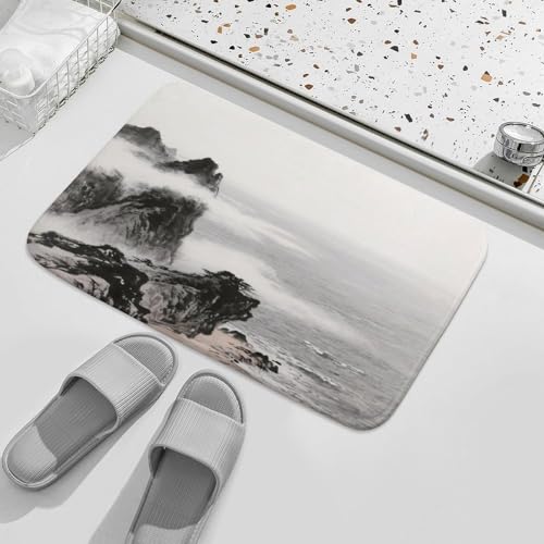 Alfombras de baño suaves y absorbentes para suelo de ducha 3
