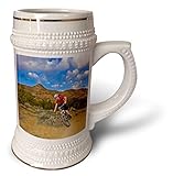 3dRose Bicycling, Mountain Biking, Bookcliff Trails, CO-US06 CHA0047-Chuck Haney Mug,...