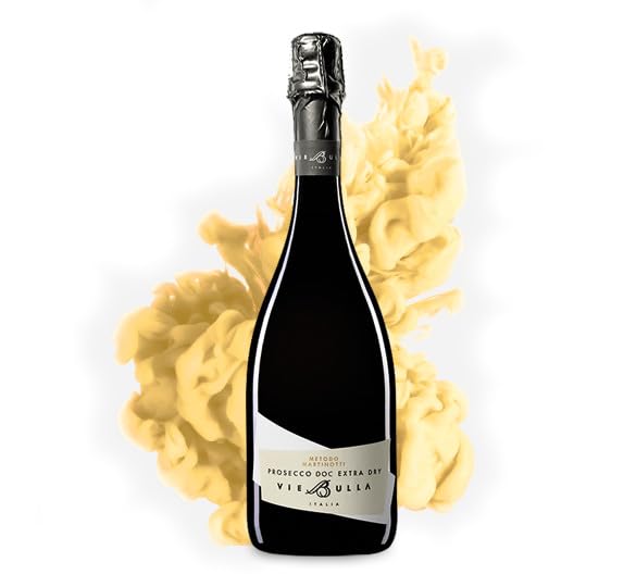 VieBulla Prosecco DOC Extra Dry Metodo Martinotti 100% Glera Offerta 6 Bottiglie da 75 cl