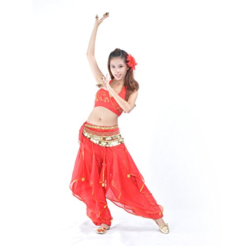 Pantalon de danse fluide et ample style arabe pour costume de scène