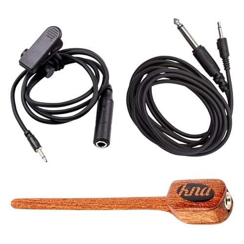 KNA SG-1, Captador Piezo Portátil Montado em Ponte para Guitarra Acústica/Corda de Aço