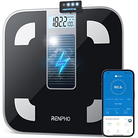 Báscula Renpho Elis Solar para Peso Corporal y Grasa Cover