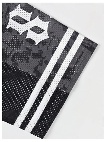 SOLY HUX Men's Y2k Jersey Shirts Number Graphic Tees V Neck Half Sleeve Baggy T Shirt Summer Tops Streetwear4