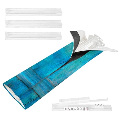 Set de 4 racks y empujadores para Mahjong con bolsa
