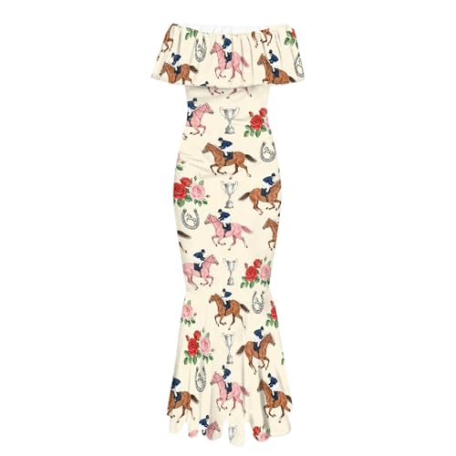 Image of Polynesian Dresses for Women Off Shoulder Maxi Dress Puletasi Samoan Dresses S-7XL