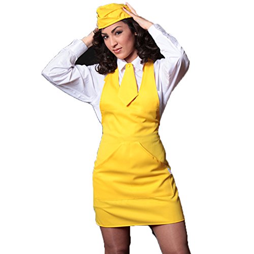 Tablier femme salle restaurant pizzeria serveuse vin vêtement gris taille M