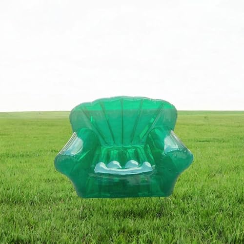 Sofá hinchable de playa y camping para descanso individual en verde 6