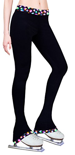 NY2 SPORTSWEAR Figure Skating Polartec Polar Fleece Pants PF200FFM (Fire Fly, Adult Small)