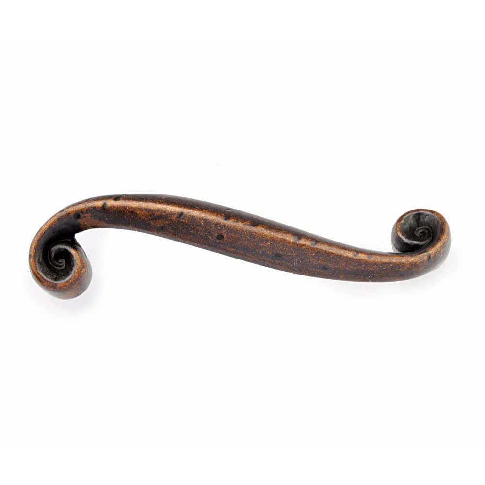 antique copper 3-3/4 in (96mm) CTC cabinet pulls product photo