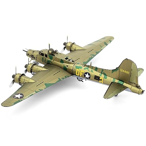 Metal Earth ME1009 B-17 Flying Fortress Color 3D Metal Model Kit Fascinations thumb #3