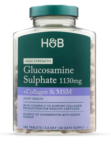 Holland & Barrett High Strength Glucosamine & Chondroitin Complex 180 Tablets