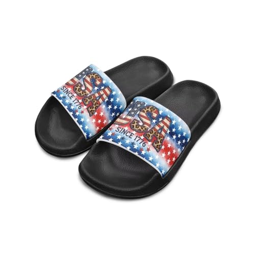 Image of Slides for Boys Girls Quick Drying Kids Slides Sandals Non-Slip
