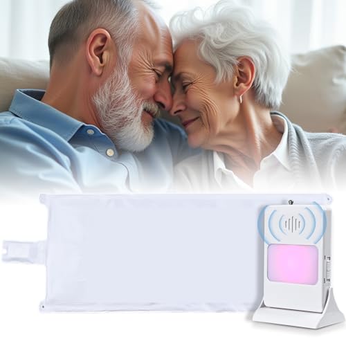 Bed Sensor Pad & Pager Bed Alarm for Elderly Dementia Patients – Fall Prevention Sensor with Pressure Motion Detection, Dementia Patients Caregiver Fall Prevention 13”x32” Pad (Bed Sensor Pad) by Kaneyvok - Used condition - US$36.42