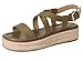 Michael Kors Womens Lynn Espadrille Sandals Safari Green 6 Medium