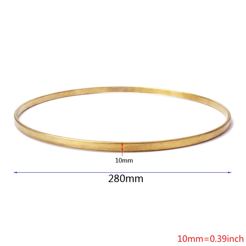 Brass Banjo Hoop Tension Flanges For Banjo Guitar Accessories 11 Inch