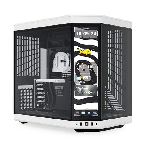 Gabinete Gamer Hyte Y70 Touch Infinite Panda, Mid Tower ATX, Tela...