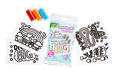 Crayola Sprinkle Art Juego de Palabras multicolor manualidades para niños 3