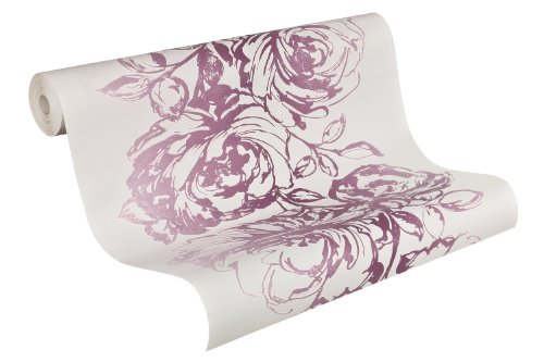 Esprit Home 264510 Tapete London, Mustertapete, floral
