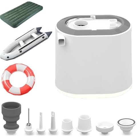 Tatqilo Electric Air Pump with 8 Nozzles Cover