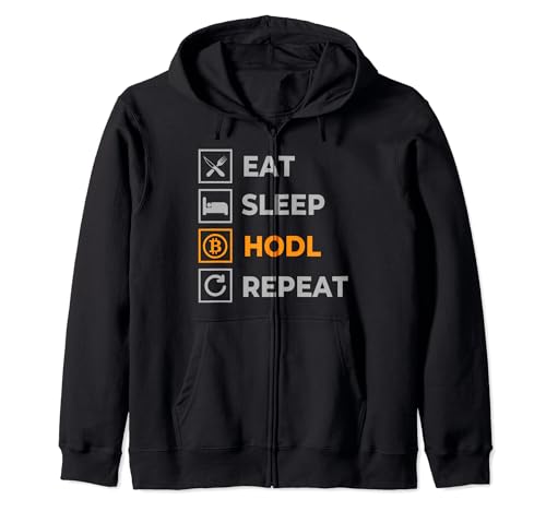 Bitcoin BTC Crypto to the Moon HODL Crypto Merch Hodl Sudadera con Capucha