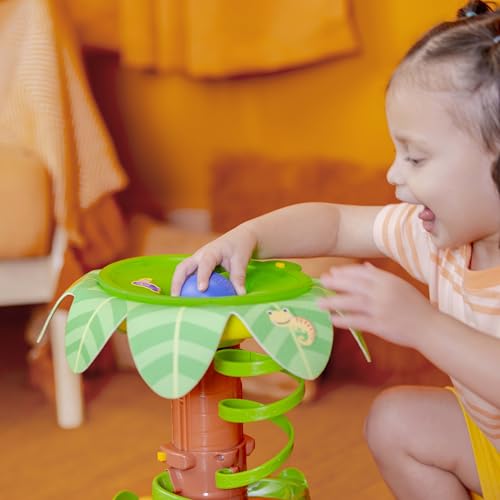 Bright Starts Tropical Twirl 2-in-1 Ballturm mit Lichtern & Musik, 5 Bälle inklusive, Unisex, 6 Monate+ – Ansicht 8
