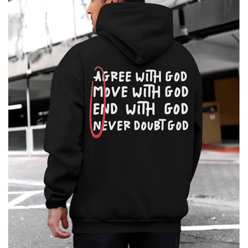 Christian Hoodies for Men Inspirational God Sweatshirts Faith Jesus Hoodie Vintage Bible Verse Graphic Pullover3