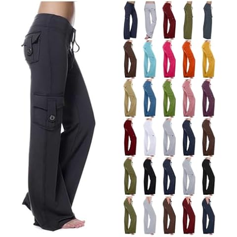 BOXIACEY Women's Cargo Pants Cover