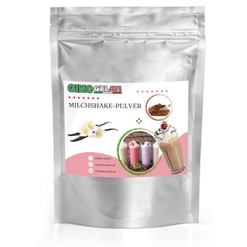 Gino Gelati Vanille Milchshake Pulver, schnelle und einfache Zubereitung, verschiedene Sorten verfügbar, natürliche Aromen, für Gastronomie und private Küche geeignet (10 Kg, Vanille französisch)