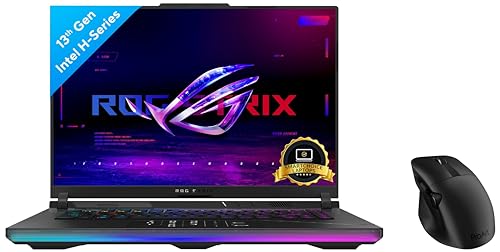 Image of ASUS ROG Strix Scar 16 (2023), Intel Core i9 13th Gen, 16 inch (40.64 cm) Mini-LED QHD+ 240Hz /3ms, 12GB RTX 4080, (32GB RAM /1TB SSD), G634JZ-NM057WS ProArt MD300 Mouse