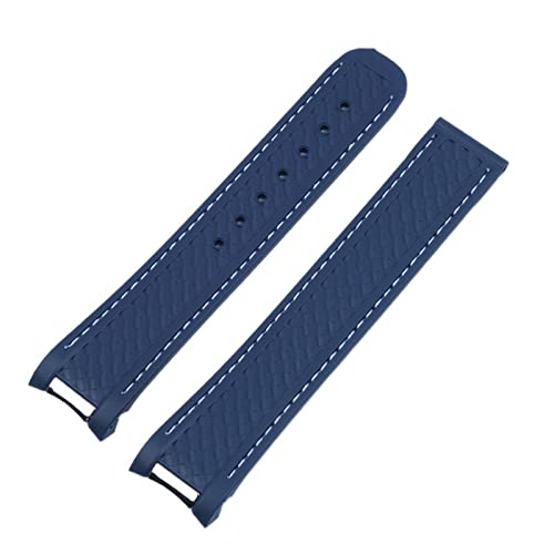 Bracelet caoutchouc pour Omega Seamaster 300 avec boucle acier 20mm