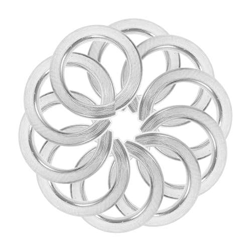 Veemoon 100pcs Stainless Steel Spring Lock Washers Size Metal Washers Set for Repair and Maintenance