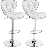 Yaheetech Bar Stools Set of 2, Island Chairs Shell...
