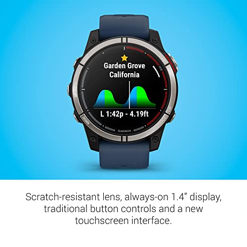 Garmin Quatix® 7 Sapphire Edition With Amoled Display, Marine Gps Smartwatch, Tide Changes And Anchor Drag Alerts, Waypoint Marking #TOP4